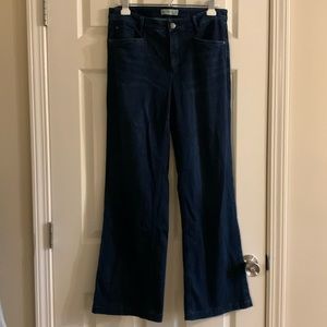 J Jill full (wide) leg jeans